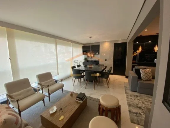 Imagem Apartamento com 120 m², possui 3 dormitórios, sendo 3 suítes, total de 4 banheiros com o lavabo, ...