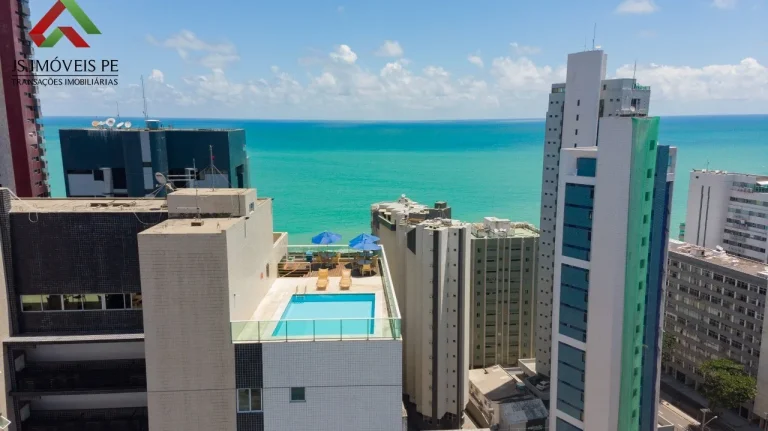 Imagem Venda de Apartamento em Boa Viagem, Recife-PE: 2 Quartos, 1 Suíte, 2 Salas, 2 Banheiros, 1 Vaga de Garagem, 60m².
