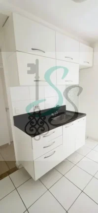 Imagem Venda de apartamento na Vila Mimosa, Campinas. 2 dormitórios com piso porcelanato, sala com vista privilegiada (sem apto de frente), cozinha e lavand