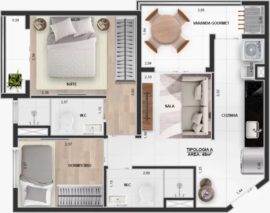 Imagem APARTAMENTO RESIDENCIAL em São Paulo - SP, Vila Carrão