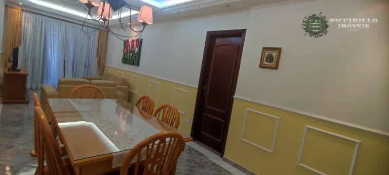 Imagem Apartamento com 2 dormitórios para alugar, 86 m² por R$ 4.000,02/mês - Vila Guilhermina - Praia Grande/SP