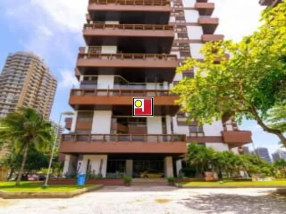 Imagem Vendo duplex Barramares, frontal mar, vista espetacular, original 4Q, 303m², R$4.100.000, 3 vg, portaria 24h, tênis, piscinas, churrasqueiras, futebol