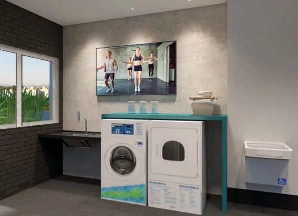 Imagem Apartamento de 2 quartos no Centro de Suzano-SP - Condomínio Uptown Suzano - 44m² - 1 suíte - 2 banheiros - 1 vaga de garagem!