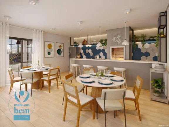 Imagem Apartamento com 2 quartos à venda, 53 m² por R$ 462.955 - Hauer - Curitiba/PR