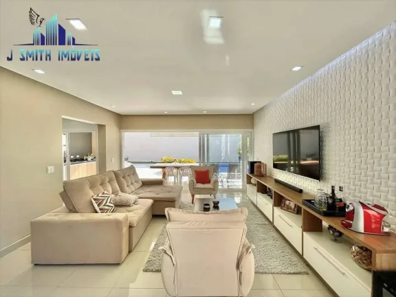Imagem CASA LINDA, MODERNA, 4 SUÍTES AMPLAS, GOURMET, PISCINA. LAZER NO COND.