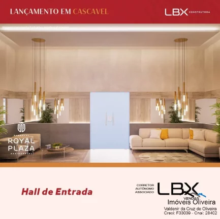 Imagem Apartamentos Edifício Royal Plaza a partir de R$ 381.460,90