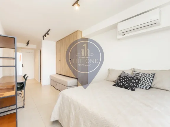 Imagem Venda de Apartamento de 1 Quarto na Cidade de São Paulo-SP, Bairro Pinheiros: Suite, Sala, Banheiro, 27m² de área!