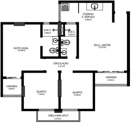 Imagem Apartamento 3 dormitórios para Venda em Teresina, Ilhotas, 3 dormitórios, 1 suíte, 2 banheiros, 2 vagas