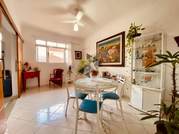 Apartamento para Venda em Santos, Embaré, 2 dormitórios, 2 banheiros, 1 vaga