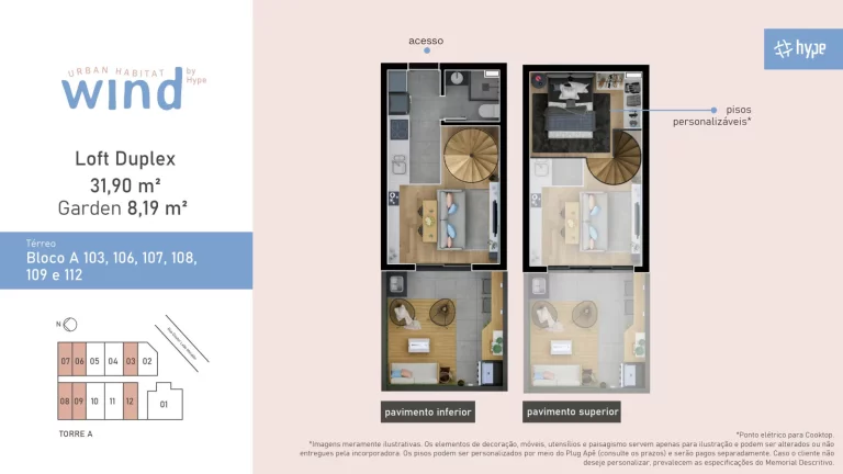 Imagem WIND - SEU NOVO APARTAMENTO EM SANTA FELICIDADE