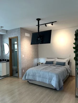 Imagem Apartamento com 1 dormitório para alugar, 40 m² por R$ 4.930,00/mês - Jardim Aquarius - São José dos Campos/SP