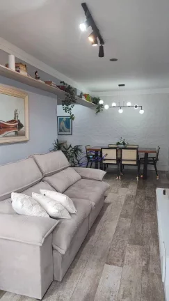 Imagem Apartamento com 2 dormitórios à venda, 80 m² por R$ 480.000,00 - Guilhermina - Praia Grande/SP
