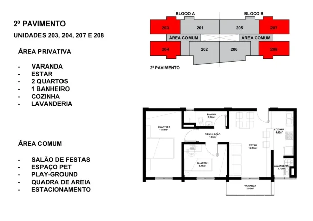 Imagem Apartamento 2 quartos, 52 m2, Colombo. Novo. R$ 249.990,00.