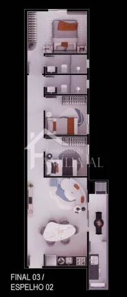 Imagem APARTAMENTO COM 1 SUÍTE + 2 QUARTOS NO SAGUAÇU
