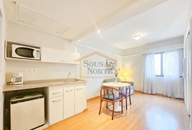 Imagem Apartamento, 40m², dispõe de 1 dormitório, 1 banheiro, sala dois ambientes, cozinha, rico em plan...