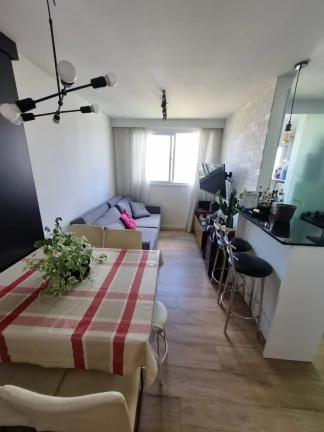 Imagem Apartamento 43M², 2Q, 1 Banheiro, 1 Vaga, Churrasqueira, Salão de Festas, Espaço Gourmet, Brinquedoteca, Playground, Fechadura Eletrônica.