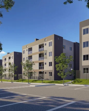 Imagem Apartamento com 2 quartos, 47,09m2, à venda em Campo Largo, Loteamento Itaboa