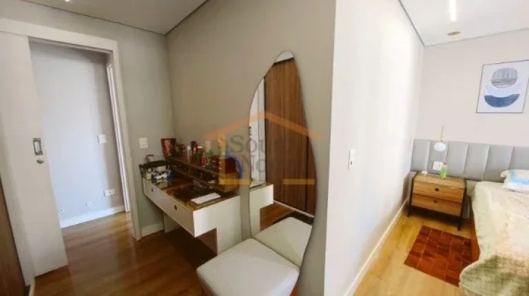 Imagem Apto 145m², 3 suítes, sala ampla, lavabo, sacada com churrasqueira, cozinha americana, área de se...