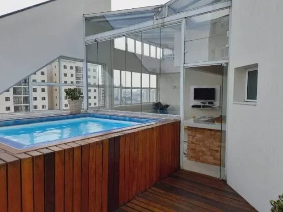 Imagem Cobertura duplex com piscina no Baeta Neves 156 m² São Bernardo do campo
