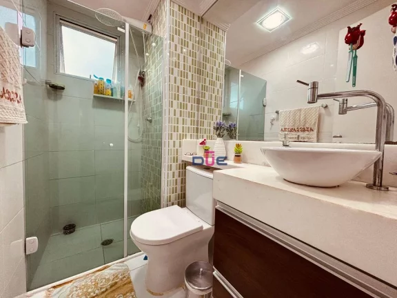Imagem Apartamento com 2 dormitórios à venda, 54 m² por R$ 318.000 - Morro Nova Cintra - Santos/SP