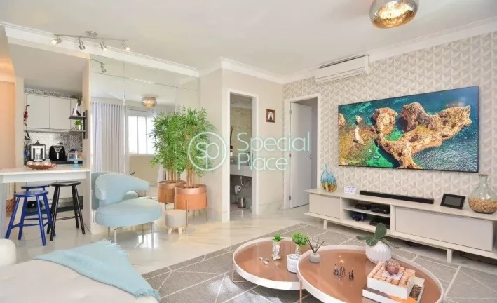 Imagem Linda cobertura duplex com 170m² de área privativa, 2 dormitórios ( 1 suíte ) e 3 vagas na garag...
