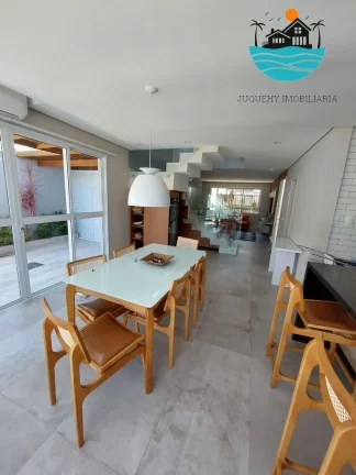 Imagem Casas para Alugar Temporada Juquehy - (Canto direito) pertinho da praia, 5 suítes, piscina aquecida, sauna, máx. 12 pessoas | Juquehy Imobiliária