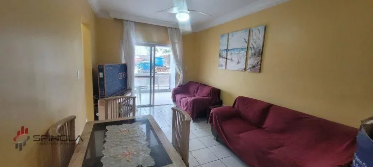 Imagem Apartamento com 2 dormitórios à venda, 68 m² por R$ 315.000,00 - Jardim Imperador - Praia Grande/SP