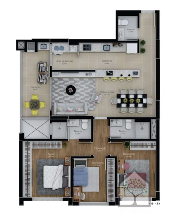Imagem Apartamento Alto Padrão em Agronômica, Florianópolis/SC