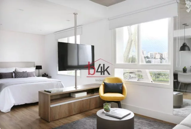 Imagem Apartamento mobiliado 1 dormitório para aluguel no brooklin