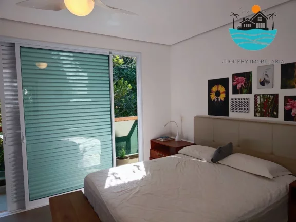 Imagem Casa para Alugar em Juquehy, com 4 suítes, área gourmet, Terraço, Max 8 pessoas, 02 vagas para carro, 100 metros da praia | Juquehy Imobiliária