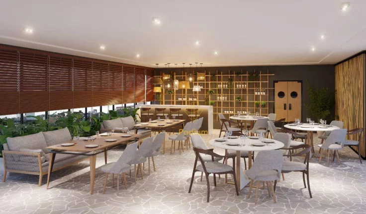 Imagem Flats térreo beira mar com área privativa na praia de Intermares- FL0160