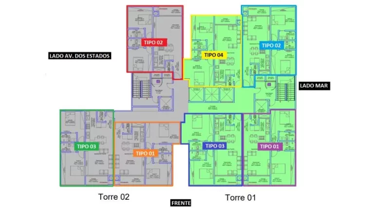 Imagem Apartamento 2 dormitórios para Venda em Balneário Camboriú / SC no bairro Centro