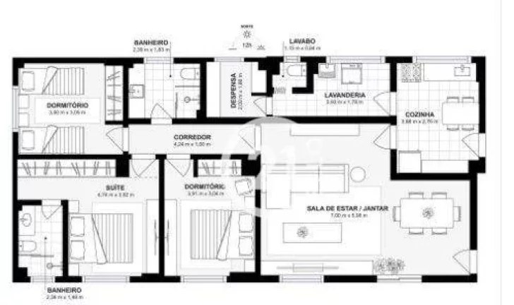 Imagem Apartamento reformado com 3 dormitórios à venda, 112 m², Vila Clementino