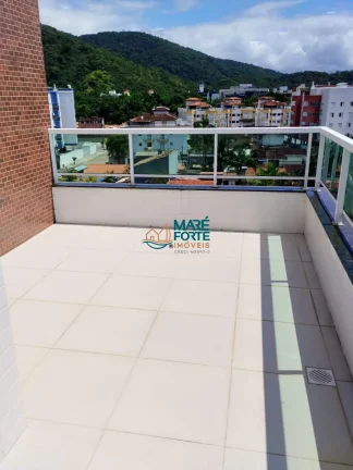 Imagem Linda Cobertura com uma Vista para Serra e Parcial para o Mar na Toninhas em Ubatuba SP