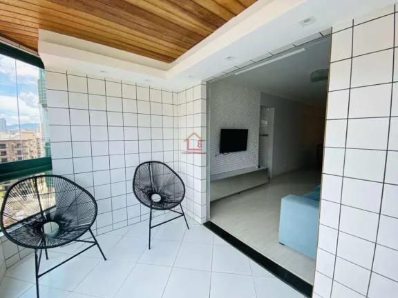 Imagem Apartamento para alugar em Praia Grande, Canto do Forte, com 2 quartos, 104m2