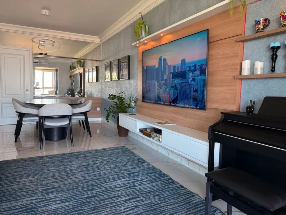 Imagem Apartamento à venda em Riviera de São Lourenço Módulo 02: 3 quartos, 1 suítes, 2 salas, 3 vagas, 130m² de área