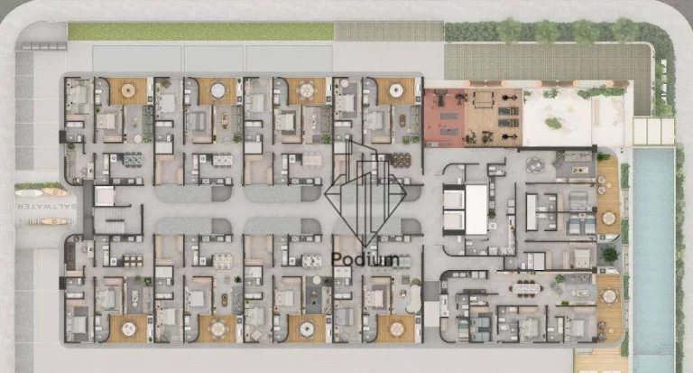 Imagem Apartamentos com varanda/sacada a 82 metros da praia de Camboinha/Cabedelo. - AP1527.
