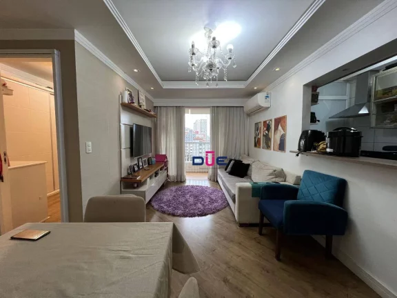 Imagem Apartamento de 2 dormitórios, 1 suíte e 1 vaga, condomínio clube com lazer completo em Santos