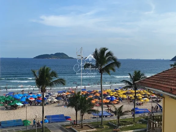 Imagem Apartamento frente mar com lazer, Tombo com 3 Quartos, 3 Suítes, 2 Salas, 4 Banheiros, 3 Vagas de Garagem, 112m²!