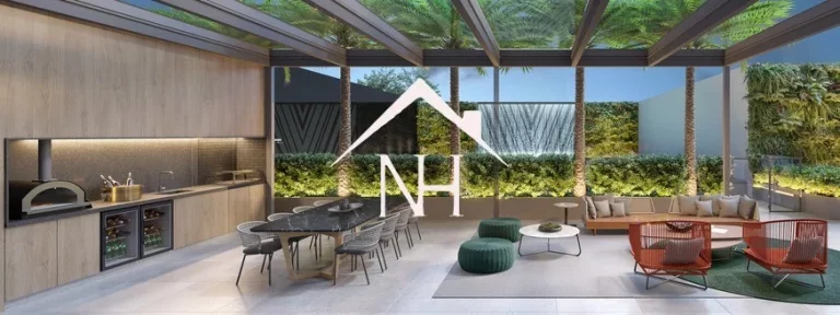 Imagem Sudio de 51m, Planta inteligente e bem distribuída, Varanda c/Jacuzzi, Espaço Gourmet, Lounge Bar, Piscinas, Deck Molhado, Solarium, Fitness, Spa