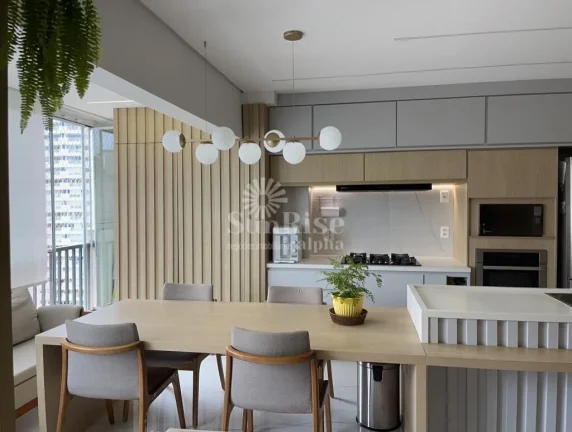 Imagem Apartamento Mobiliado à Venda com 3 quartos e 3 vagas - 110 m² - R$1.700.000 ,00 Alphaville Parc Athenee - Barueri/SP