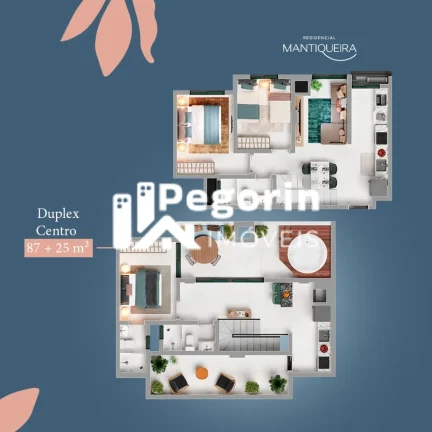 Imagem Apartamento à venda em Curitiba, Bairro Alto, com 2 quartos, 48,64m²