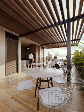 Imagem Apto - 3 Quartos - 1 Suíte - 78,53 m² - Ponta de Matos, Cabedelo/PB