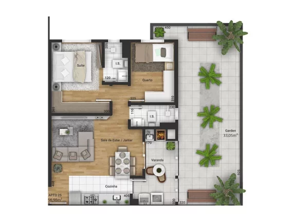 Imagem Sollaris Residencial - Apartamento à venda no bairro Tingui - Curitiba/PR