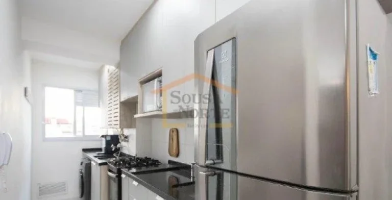 Imagem Apartamento com 46 m² de área útil, 2 dormitórios, sala para dois ambientes, varanda, cozinha co...