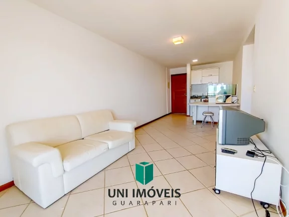 Imagem Apartamento na Praia das Castanheiras em Guarapari com 2 Quartos (1 Suíte), 2 Vagas, Frente para o Mar