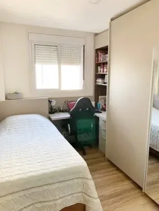 Imagem Apartamento 64M², 2Q, 1 Suíte, 2 Banheiros, 1 Vaga, Academia, Piscina, Churrasqueira, Salão de Festas e Jogos, Quadra, Sauna, Espaço gourmet, Jardim.
