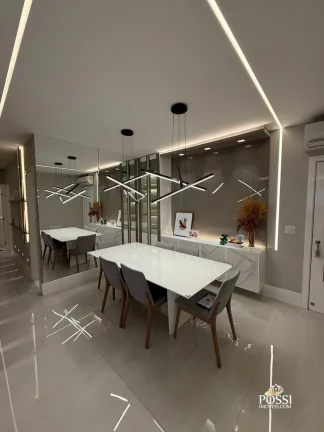 Imagem Apartamento à venda na Praia da Costa com 147m², 3 quartos (2 suítes), 3 vagas, porteira fechada