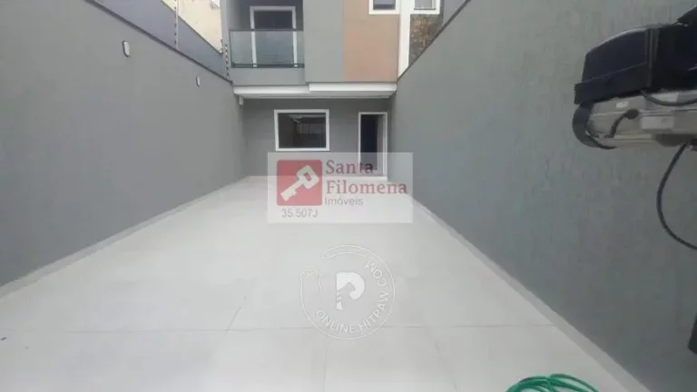 Imagem Sobrado para Venda em Santo André, Vila Lucinda, 3 dormitórios, 3 suítes, 4 banheiros, 4 vagas