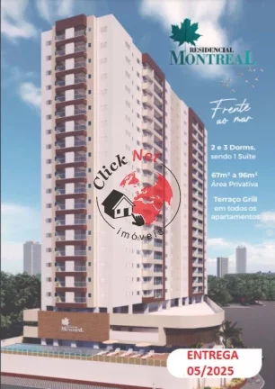 Imagem Apartamento novo de frente para o mar para venda próximo ao centro de Mongaguá